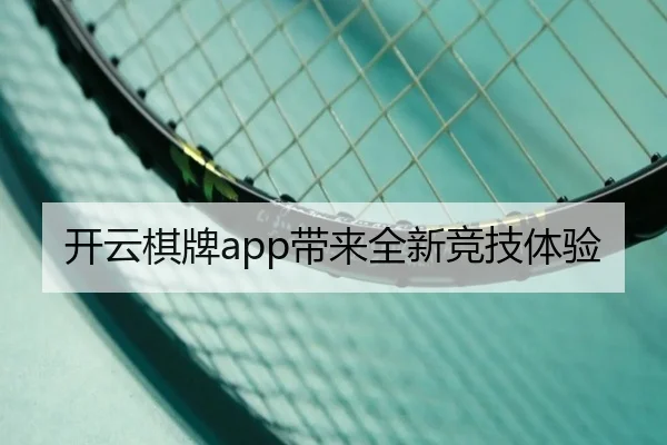 开云棋牌app带来全新竞技体验